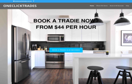one Click Trades build website